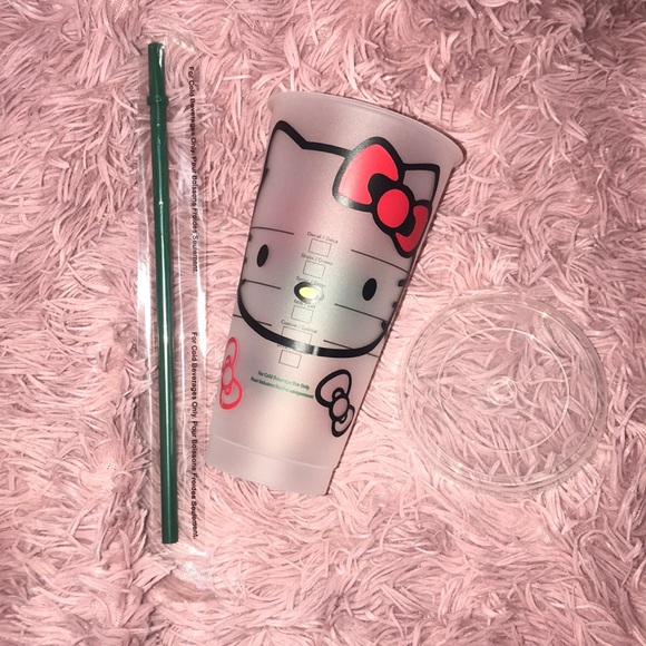 Starbucks Other - Starbucks reusable cup - hello kitty